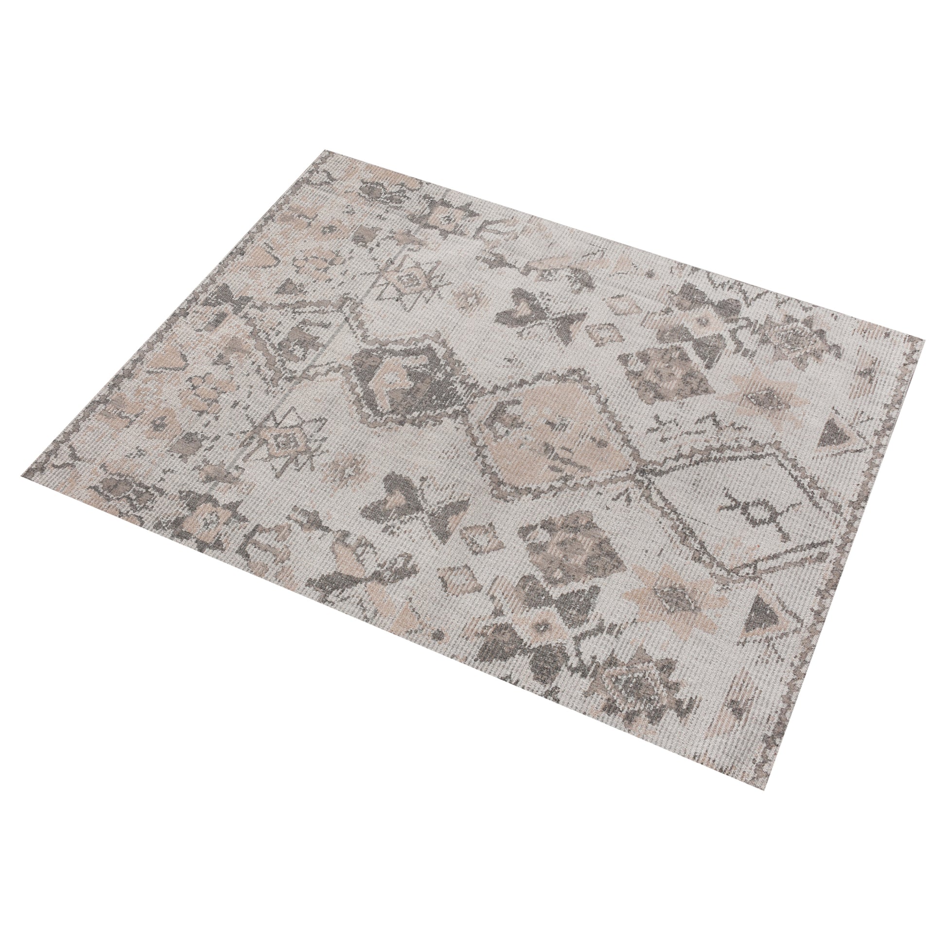 Area Rug, Bedroom Rug, Living Room Rug, Living Area Rug, Indian Rug, Office Carpet, Office Rug, Shop Rug Online, Wool Polyester Blend, Grey, Jaquard Durry, Flat Weave, tribal 