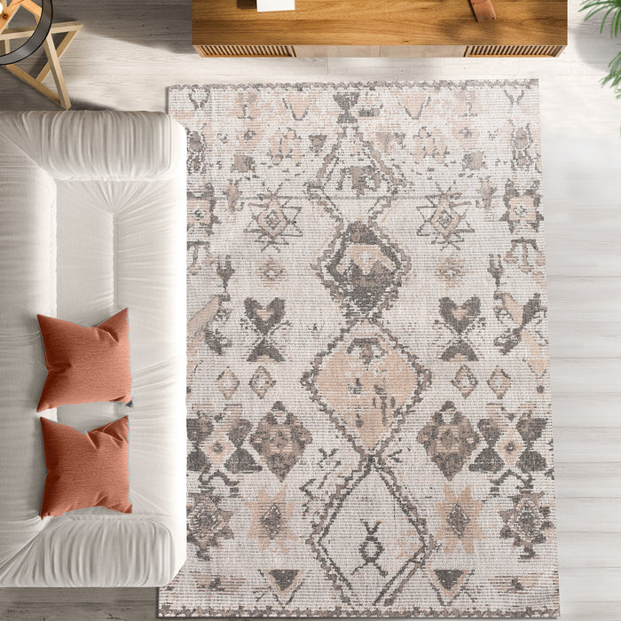 MACKAN RUG - WOOL POLYESTER BLEND