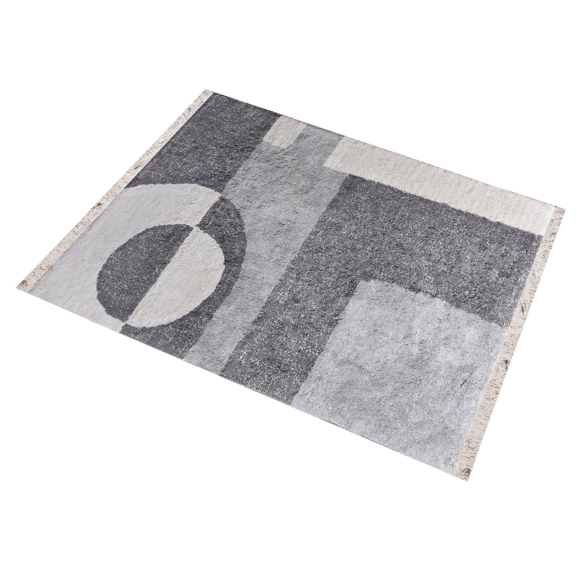 Area Rug, Bedroom Rug, Living Room Rug, Living Area Rug, Indian Rug, Office Carpet, Office Rug, Shop Rug Online, Cotton, Natural White, Grey, Bm Sn, All Cut, abstract