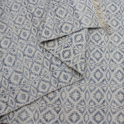 Area Rug, Bedroom Rug, Living Room Rug, Living Area Rug, Indian Rug, Office Carpet, Office Rug, Shop Rug Online, Pet, Blue, Pitloom, Flat Weave, Printed