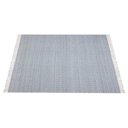 Area Rug, Bedroom Rug, Living Room Rug, Living Area Rug, Indian Rug, Office Carpet, Office Rug, Shop Rug Online, Pet, Blue, Pitloom, Flat Weave, Printed