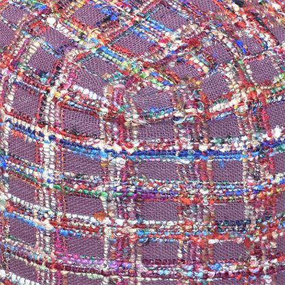 Melun Pouf, Polyester, Cotton, Multi