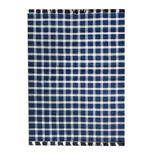 Area Rug, Bedroom Rug, Living Room Rug, Living Area Rug, Indian Rug, Office Carpet, Office Rug, Shop Rug Online, Pet, Navy, Natural White, Pitloom, Flat Weave, Geometrical