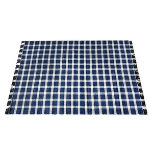 Area Rug, Bedroom Rug, Living Room Rug, Living Area Rug, Indian Rug, Office Carpet, Office Rug, Shop Rug Online, Pet, Navy, Natural White, Pitloom, Flat Weave, Geometrical