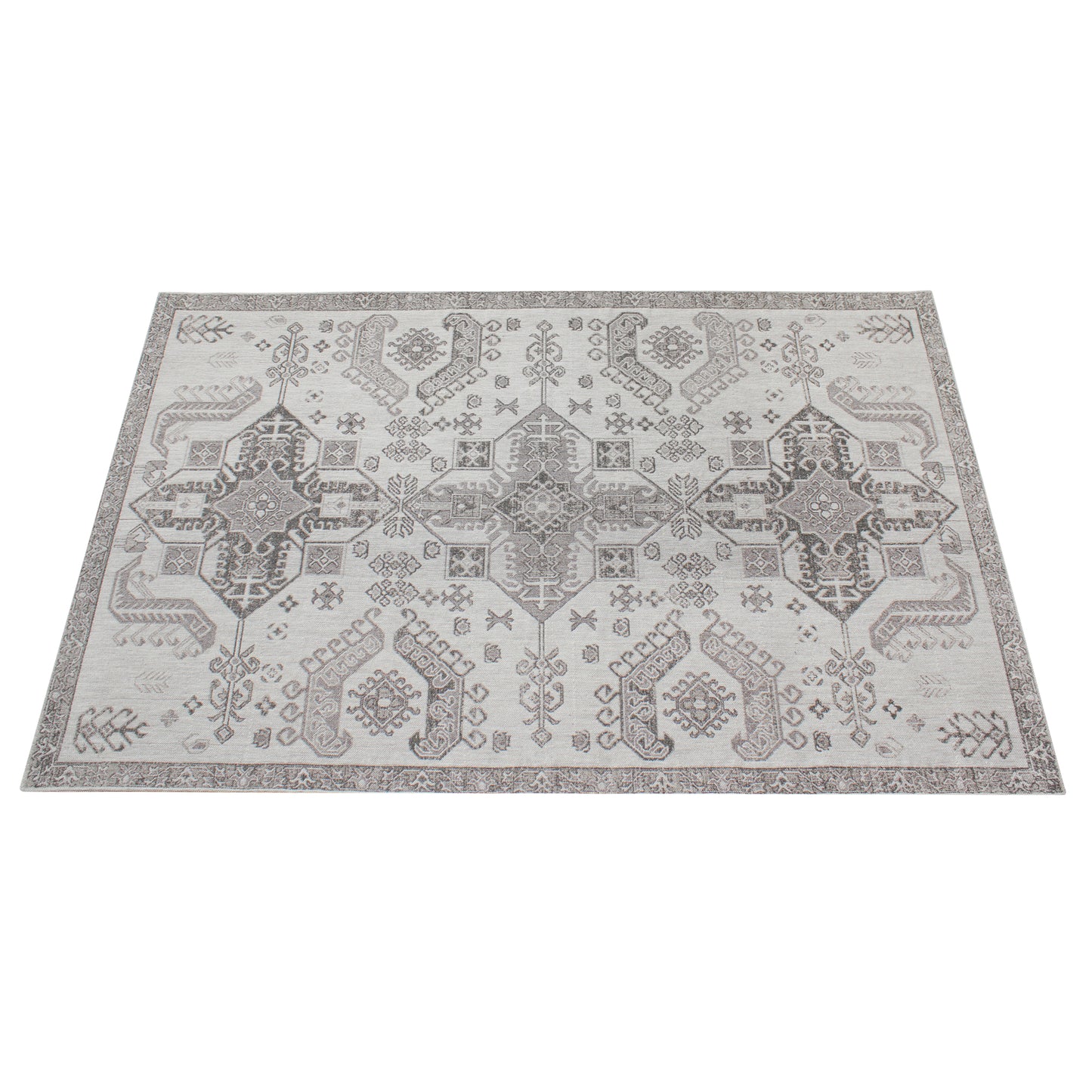 Area Rug, Bedroom Rug, Living Room Rug, Living Area Rug, Indian Rug, Office Carpet, Office Rug, Shop Rug Online, Wool Polyester Blend, Grey, Charcoal, Jaquard Durry, Flat Weave, traditional