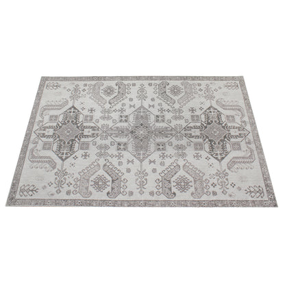 Area Rug, Bedroom Rug, Living Room Rug, Living Area Rug, Indian Rug, Office Carpet, Office Rug, Shop Rug Online, Wool Polyester Blend, Grey, Charcoal, Jaquard Durry, Flat Weave, traditional