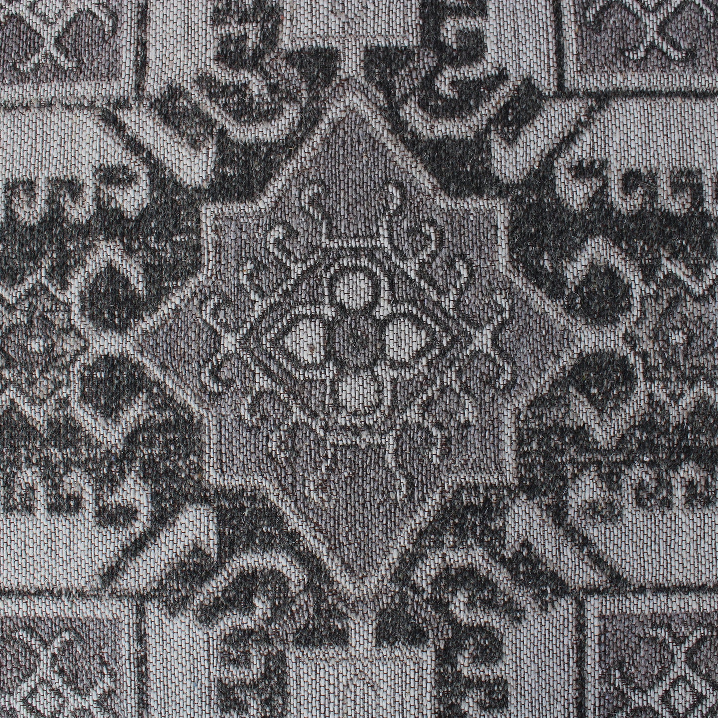 Area Rug, Bedroom Rug, Living Room Rug, Living Area Rug, Indian Rug, Office Carpet, Office Rug, Shop Rug Online, Wool Polyester Blend, Grey, Charcoal, Jaquard Durry, Flat Weave, traditional