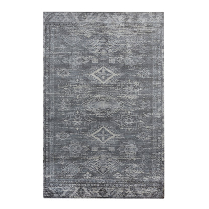 Area Rug, Bedroom Rug, Living Room Rug, Living Area Rug, Indian Rug, Office Carpet, Office Rug, Shop Rug Online, Viscose, Printed, Grey, Hand woven, All Loop, Screen Printed