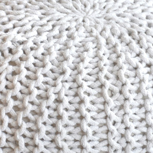 MORO ROUND POUF - COTTON