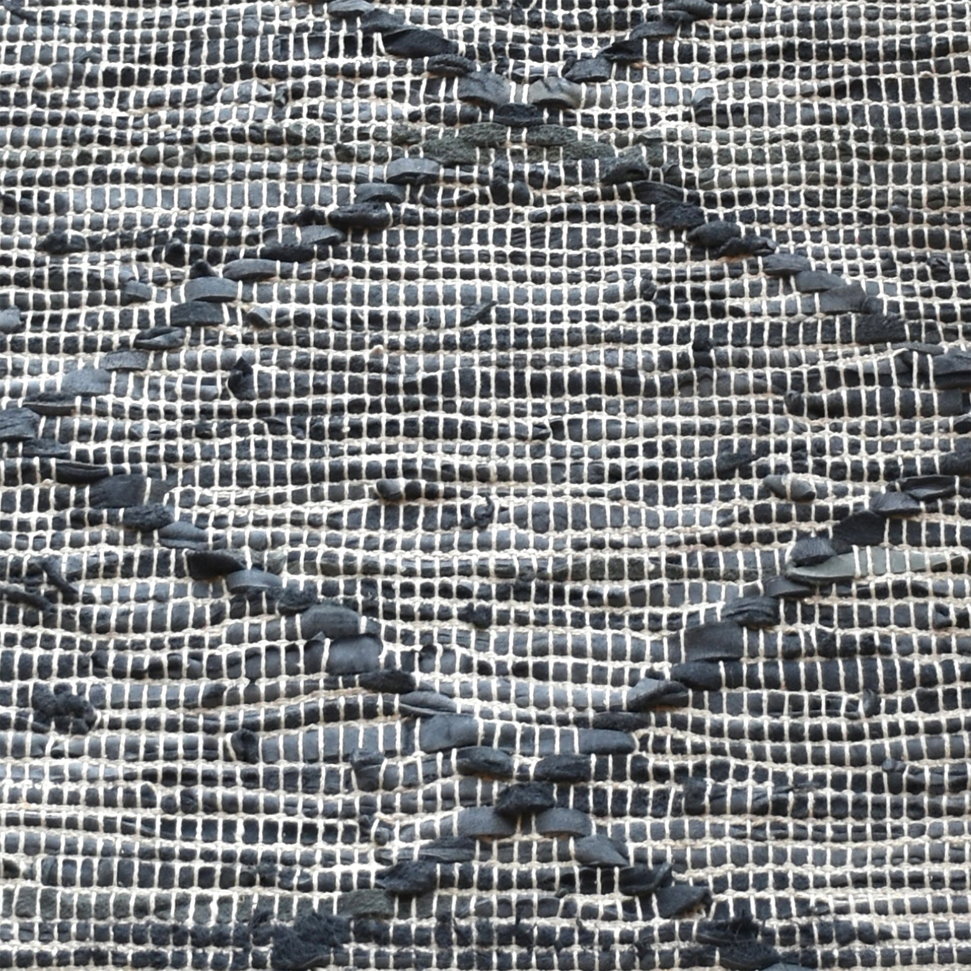 Area Rug, Bedroom Rug, Living Room Rug, Living Area Rug, Indian Rug, Office Carpet, Office Rug, Shop Rug Online, Leather, Grey, Pitloom, Flat Weave, Geometrical