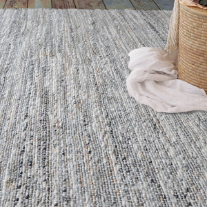 Area Rug, Bedroom Rug, Living Room Rug, Living Area Rug, Indian Rug, Office Carpet, Office Rug, Shop Rug Online, Wool, Hemp, Grey, Pitloom, Flat Weave, Textured