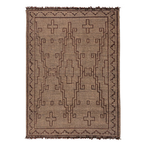 Area Rug, Bedroom Rug, Living Room Rug, Living Area Rug, Indian Rug, Office Carpet, Office Rug, Shop Rug Online, Hemp, Leather, Natural, Brown, Punja, Flat Weave, Traditional