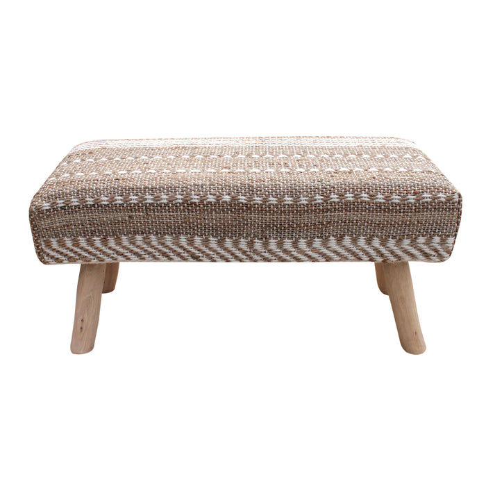 NIOBE BENCH - JUTE/ WOOL