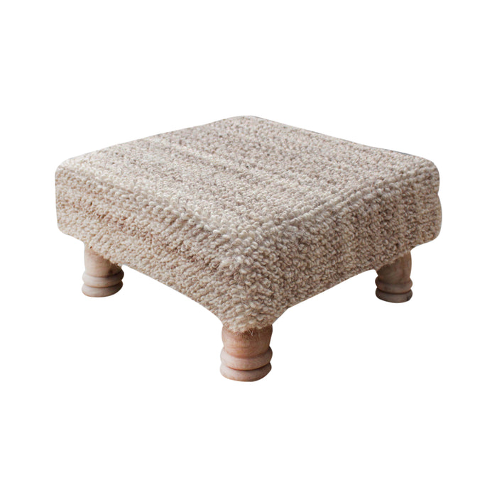 NIZAM FOOT STOOL - WOOL