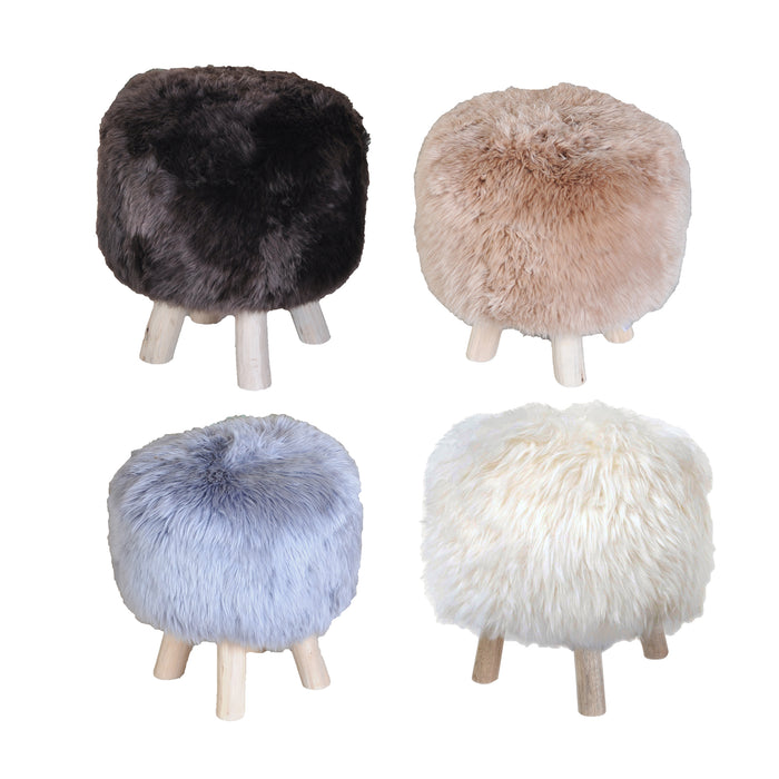 NORDIC STOOL - SHEEP HIDE