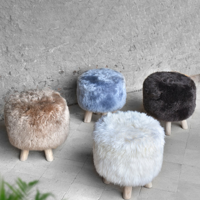 NORDIC STOOL - SHEEP HIDE