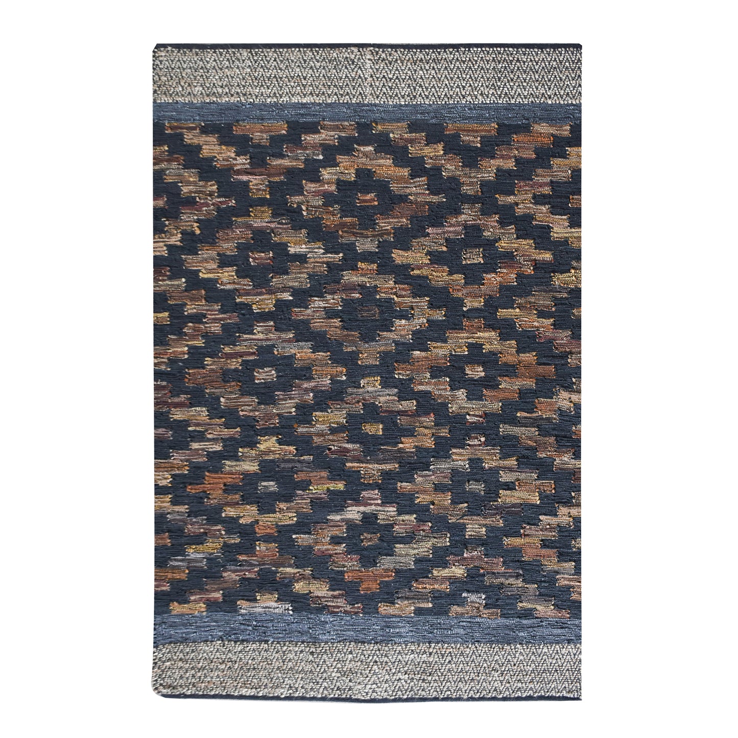 Area Rug, Bedroom Rug, Living Room Rug, Living Area Rug, Indian Rug, Office Carpet, Office Rug, Shop Rug Online, Leather, Hemp, Multi, Pitloom, Flat Weave, Modern