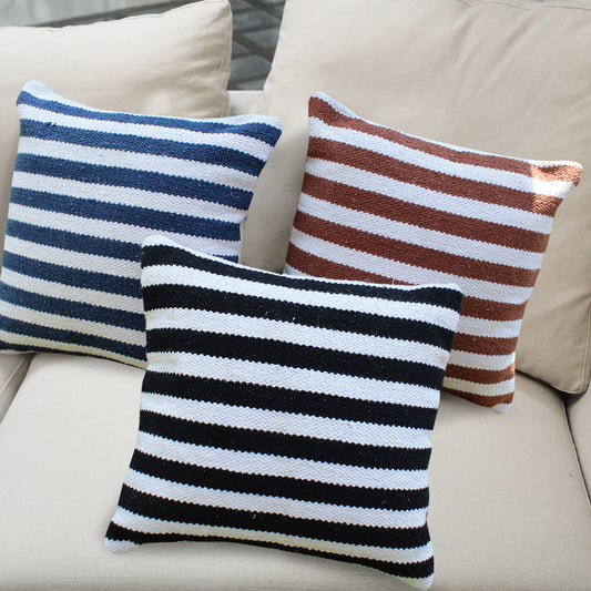 Oliver Pillow, Cotton, Pitloom, Flat Weave