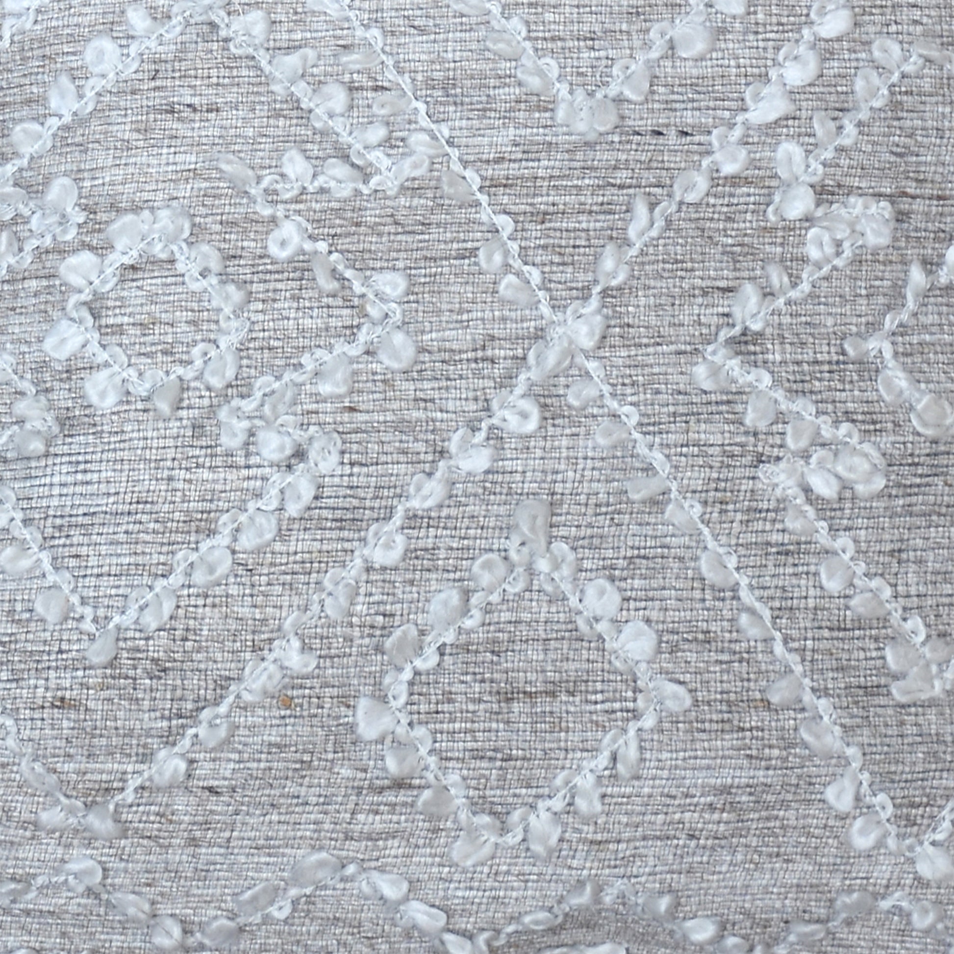 Orto Pillow, Wool, Viscose, Pet, Silver