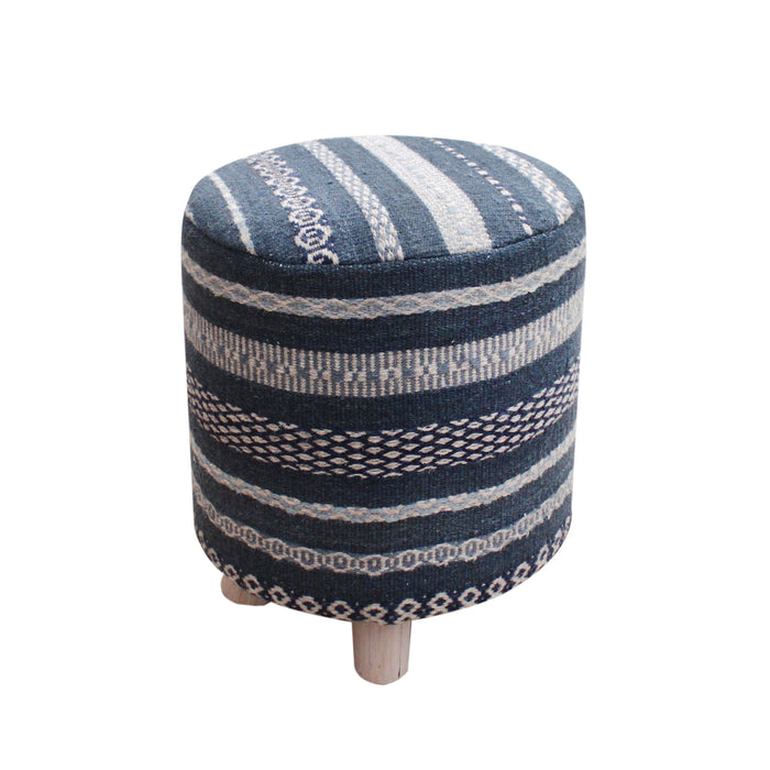OSENOVO ROUND STOOL - WOOL
