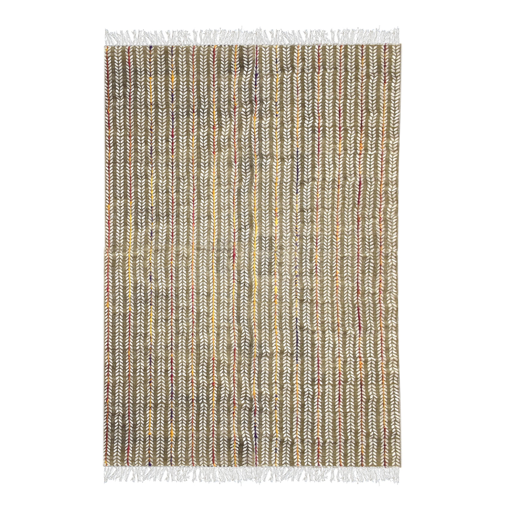 Area Rug, Bedroom Rug, Living Room Rug, Living Area Rug, Indian Rug, Office Carpet, Office Rug, Shop Rug Online, Cotton, Printed, Polyester, Olive, Pitloom, Flat Weave, Printed