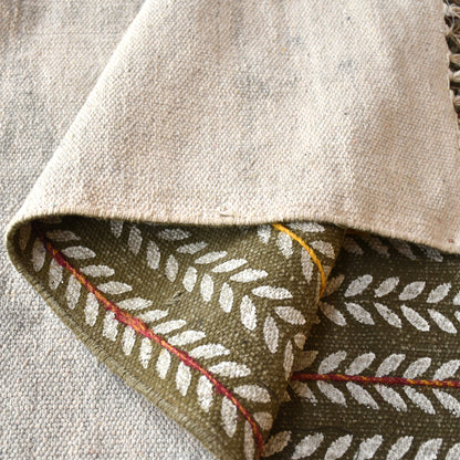 Area Rug, Bedroom Rug, Living Room Rug, Living Area Rug, Indian Rug, Office Carpet, Office Rug, Shop Rug Online, Cotton, Printed, Polyester, Olive, Pitloom, Flat Weave, Printed