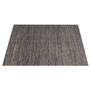 Area Rug, Bedroom Rug, Living Room Rug, Living Area Rug, Indian Rug, Office Carpet, Office Rug, Shop Rug Online, Jute, Recycled Fabric, Charcoal, Pitloom, Flat Weave, tribal 