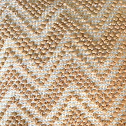 Pedro Pillow, Cotton Rag, Peach, Pitloom, All Loop