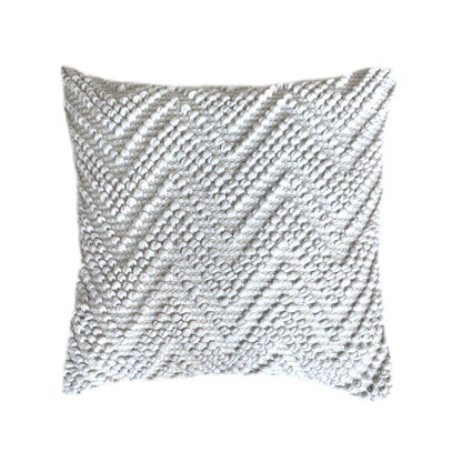 Pedro Pillow, Cotton Rag, Natural White, Pitloom, All Loop