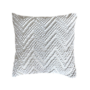 Pedro Pillow, Cotton Rag, Natural White, Pitloom, All Loop