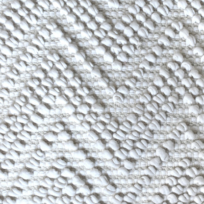 Pedro Pillow, Cotton Rag, Natural White, Pitloom, All Loop