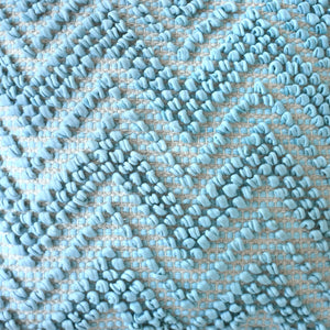Pedro Pillow, Cotton Rag, Sky, Pitloom, All Loop