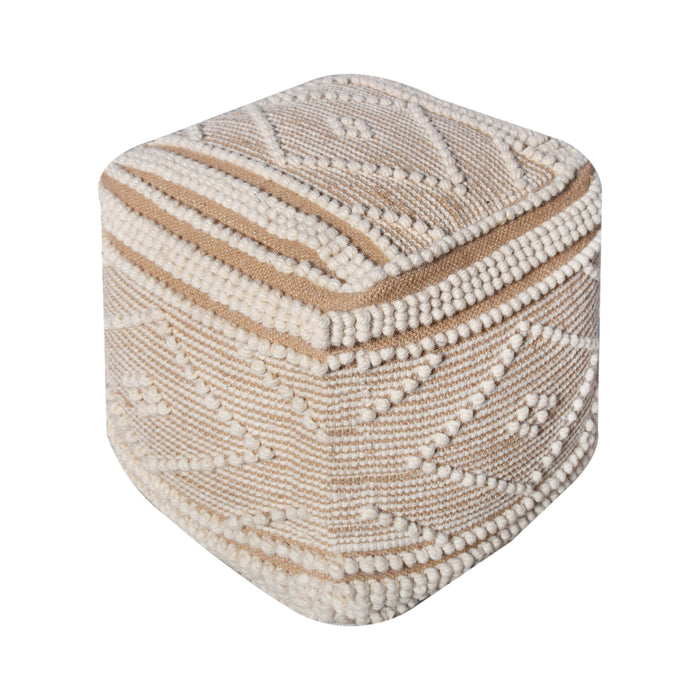 PENNINE POUF - WOOL/ COTTON