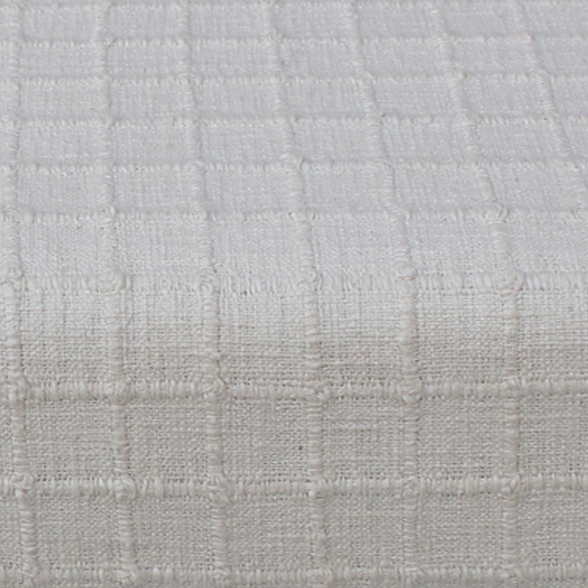 Perret Bench, Polyester, Cotton, Natural White, Hand woven, Flat Weave
