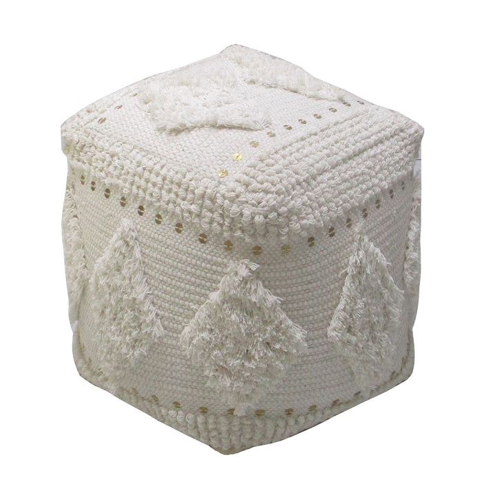 PONTAR POUF - COTTON/ METAL SEQUINS