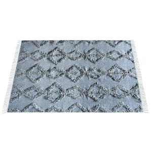 Area Rug, Bedroom Rug, Living Room Rug, Living Area Rug, Indian Rug, Office Carpet, Office Rug, Shop Rug Online, Pet, Charcoal, Geometrical