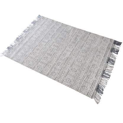 Area Rug, Bedroom Rug, Living Room Rug, Living Area Rug, Indian Rug, Office Carpet, Office Rug, Shop Rug Online, Pet, Natural White, Grey, Pitloom, All Loop, Modern