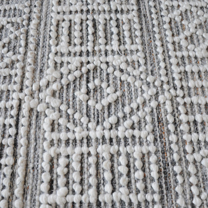 Area Rug, Bedroom Rug, Living Room Rug, Living Area Rug, Indian Rug, Office Carpet, Office Rug, Shop Rug Online, Pet, Natural White, Grey, Pitloom, All Loop, Modern