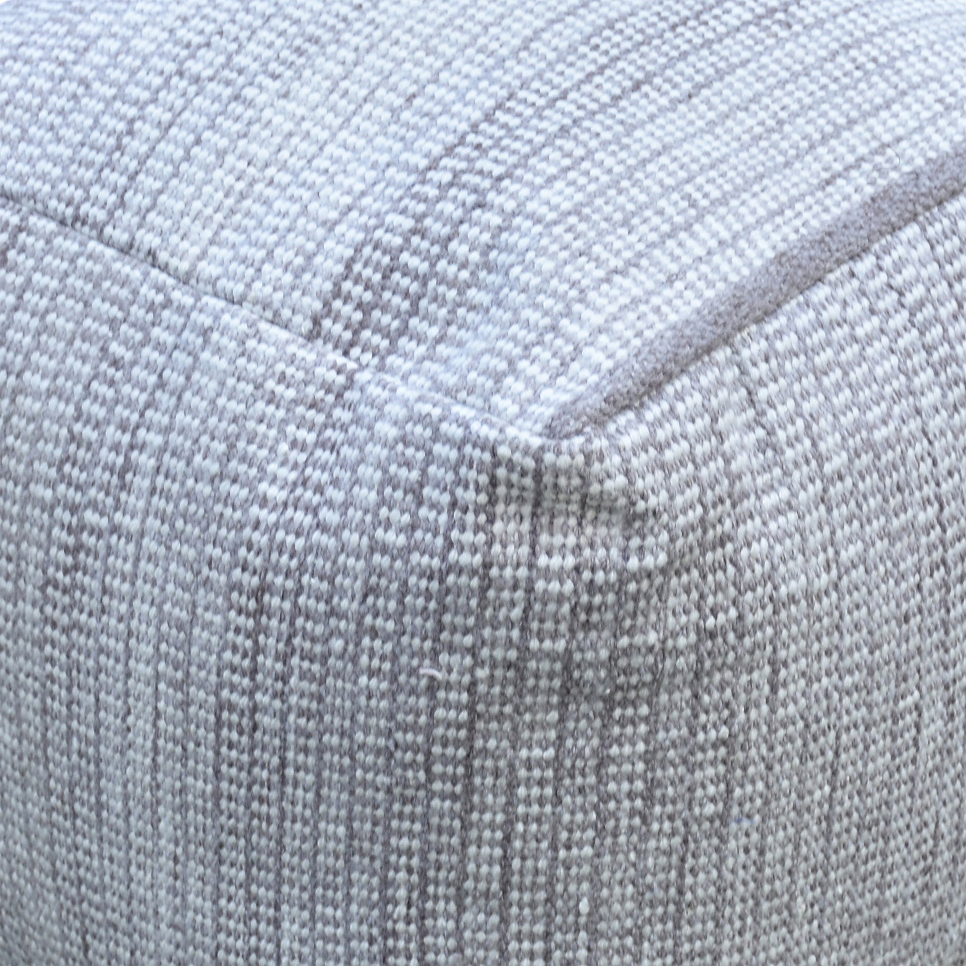 Pumori Pouf, Pet, Natural White,Taupe, Pitloom, Flat Weave 