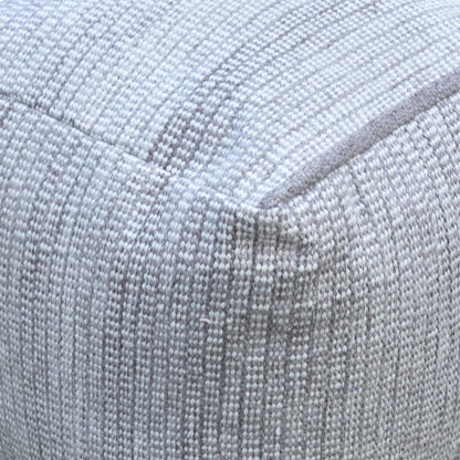 Pumori Pouf, Pet, Natural White,Taupe, Pitloom, Flat Weave 
