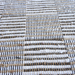 Area Rug, Bedroom Rug, Living Room Rug, Living Area Rug, Indian Rug, Office Carpet, Office Rug, Shop Rug Online, Hemp, Recycled Cotton, Natural White, Natural, Pitloom, Flat Weave, Traditional