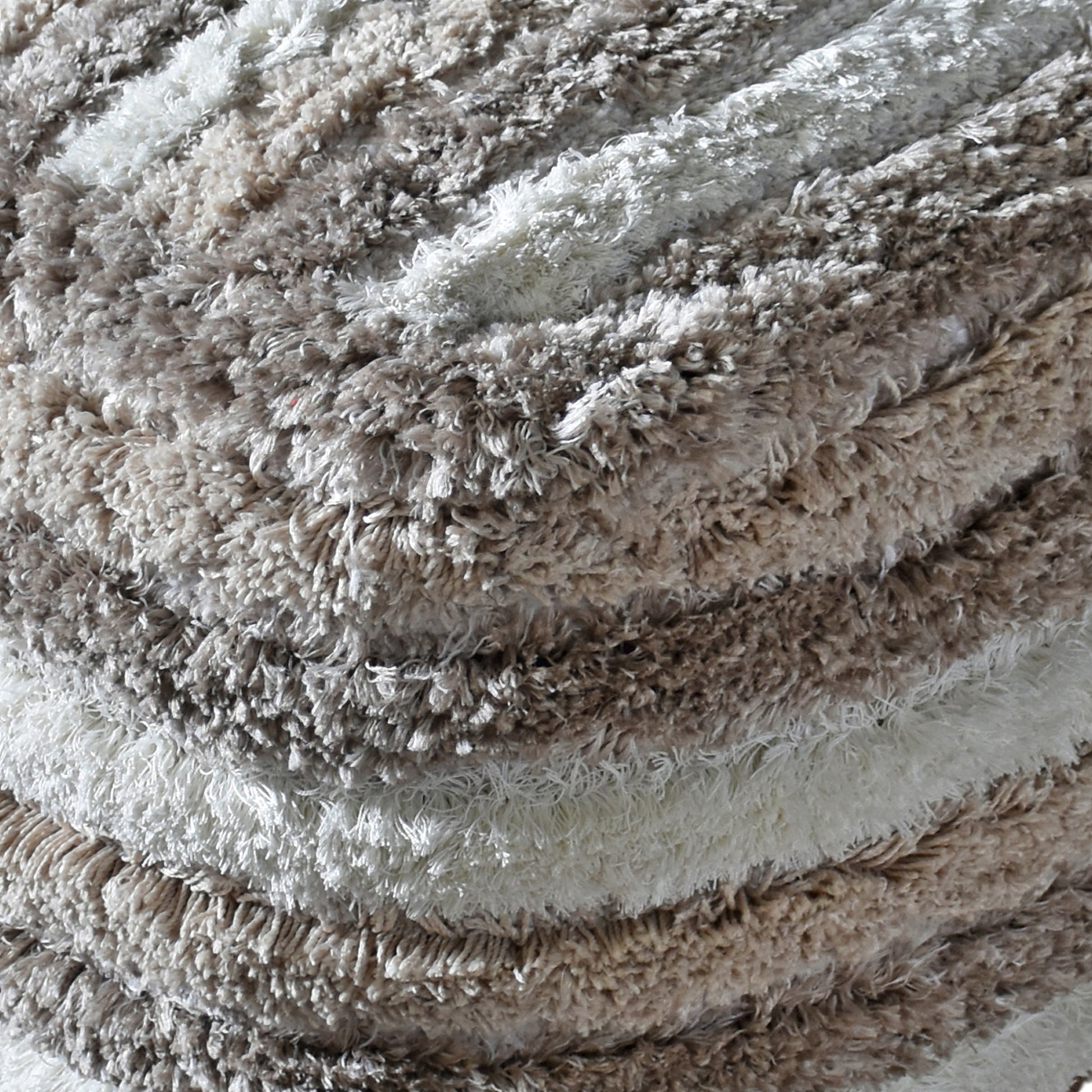 Rogen Pouf, Polyester, Beige, Bm Sn, All Cut 