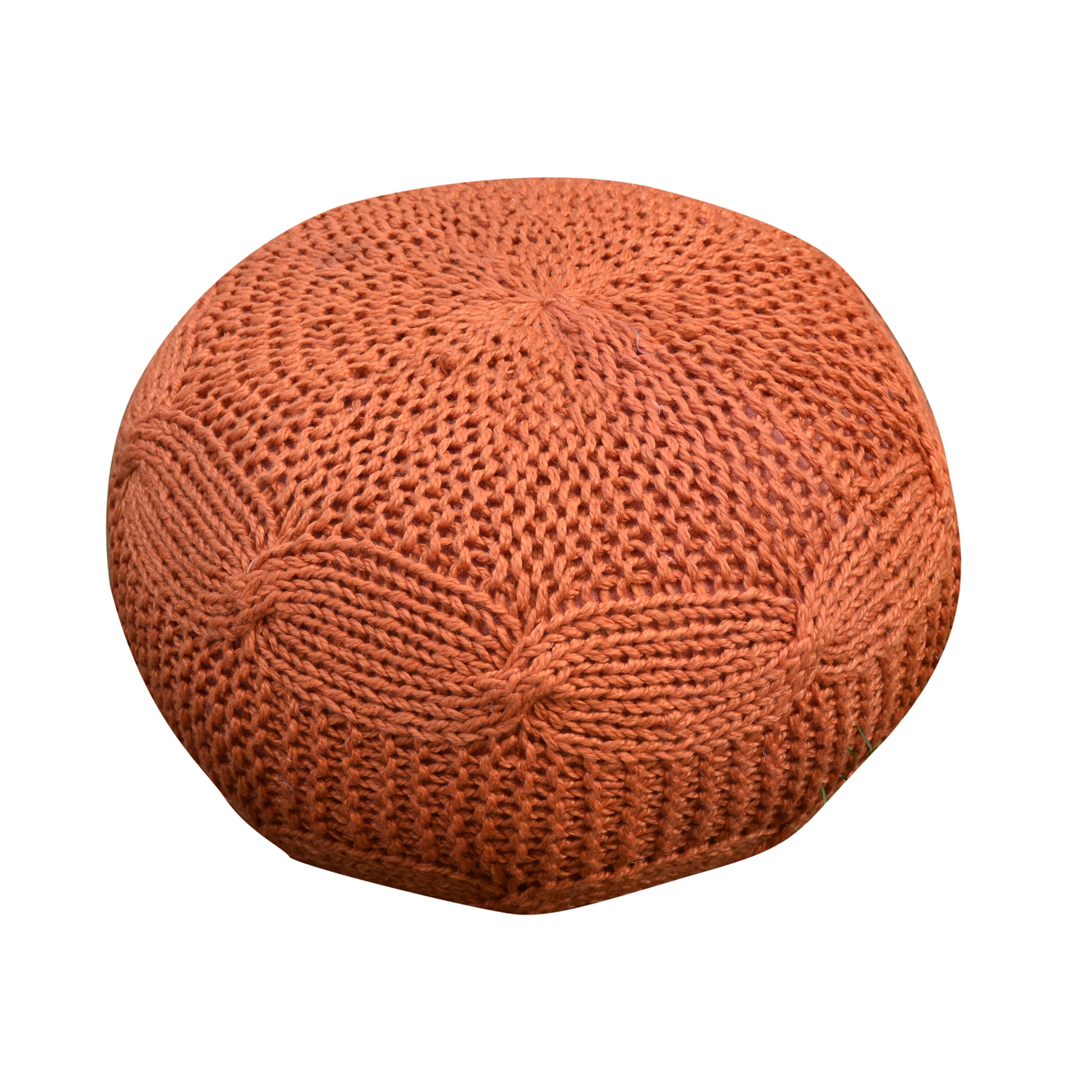 Romagna Pouf, Pet, Terra, Hm Knitted, Flat Weave 