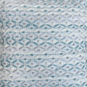 Rosita Pillow, Cotton, Natural White, Aqua, Grey, Pitloom, All Loop