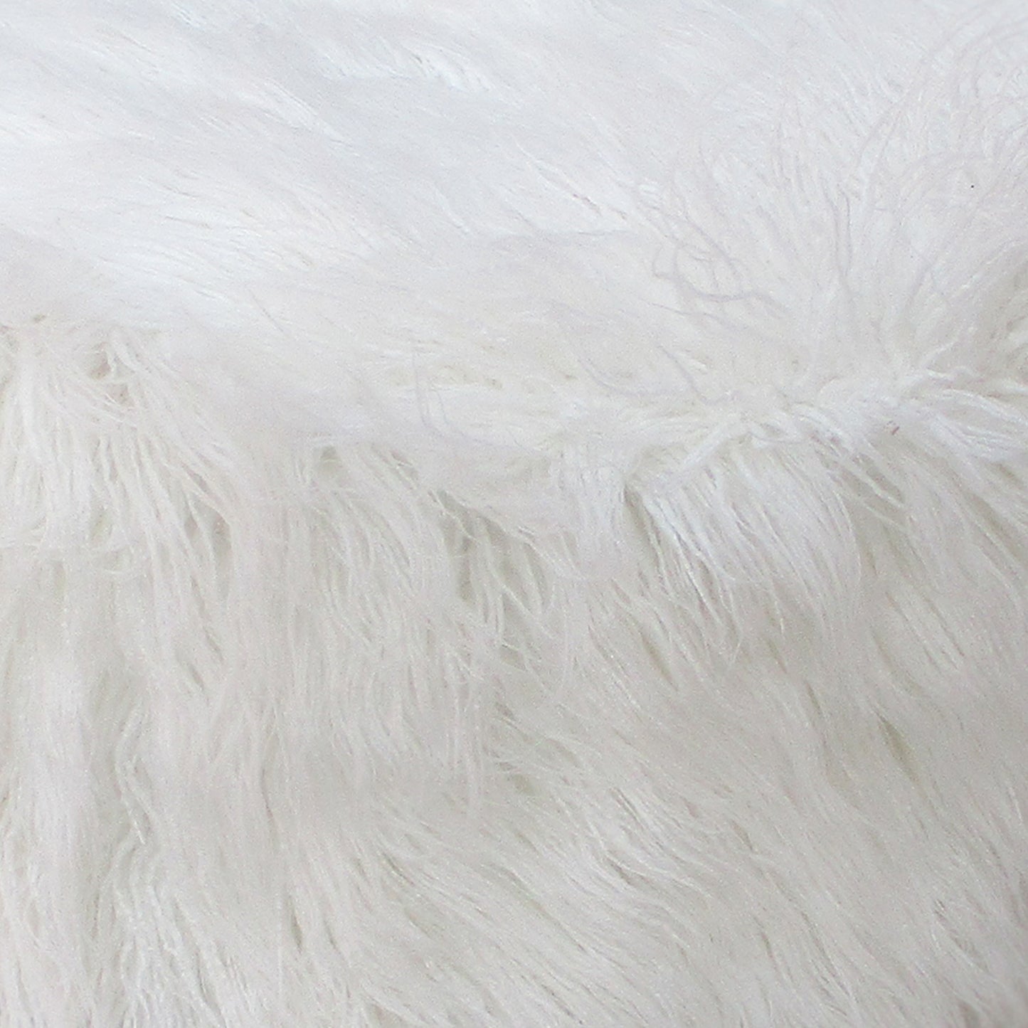 Rizo Stool, Sheep Hide, Natural White, Hm Stitching, Flat Weave 