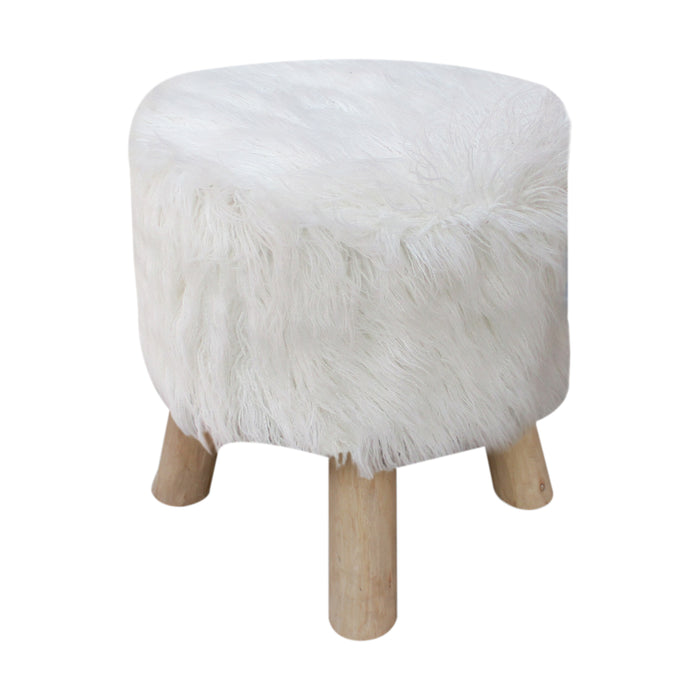 RIZO STOOL - SHEEP HIDE