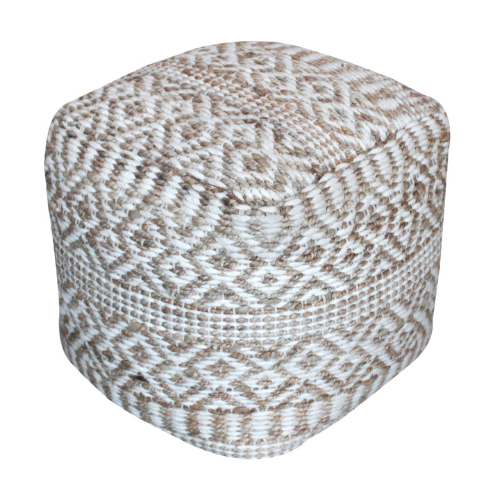 SARAH POUF - HEMP/ WOOL