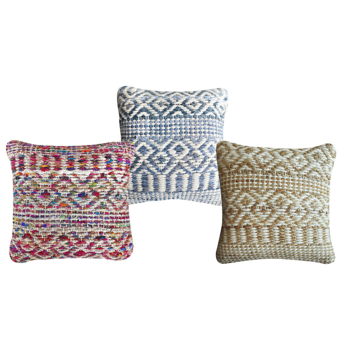 SARAH PILLOW - WOOL/ DENIM