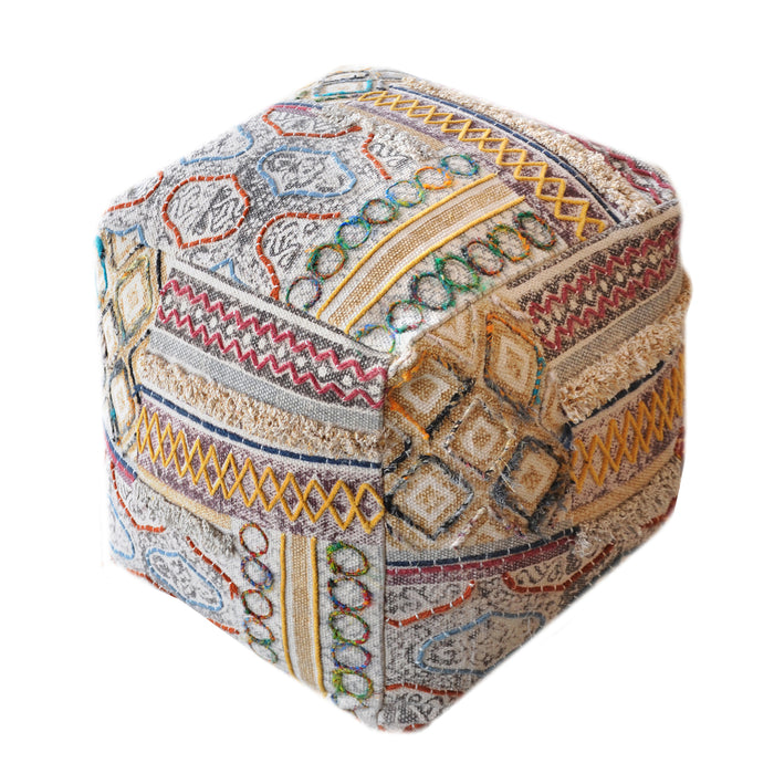SELMER POUF - COTTON/ PRINTED/ POLYESTER