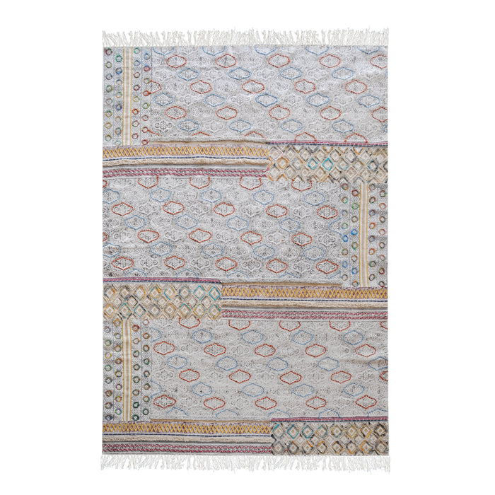 SELMER RUG - COTTON/ PRINTED/ WOOL/ POLYESTER